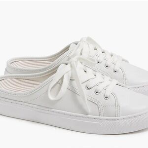 New J. Crew Factory White Slip On Mule Sneakers - Size 8